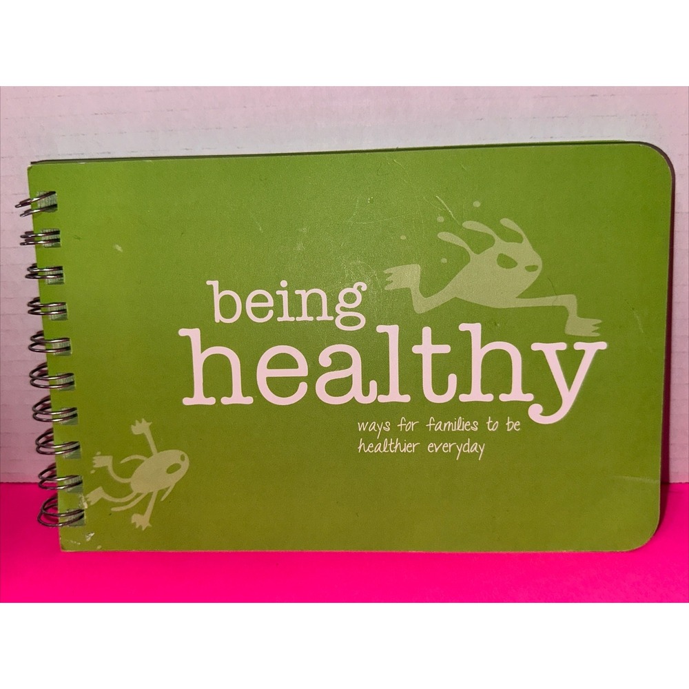 Papersalt Being Healthy Family Wellness Guide Spiral Bound Book 2016 Green